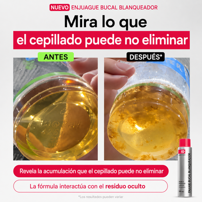 Enjuague bucal blanqueador antimanchas iD